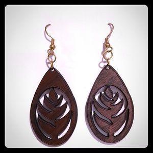 Martin & MacArthur Koa Wood Earrings
